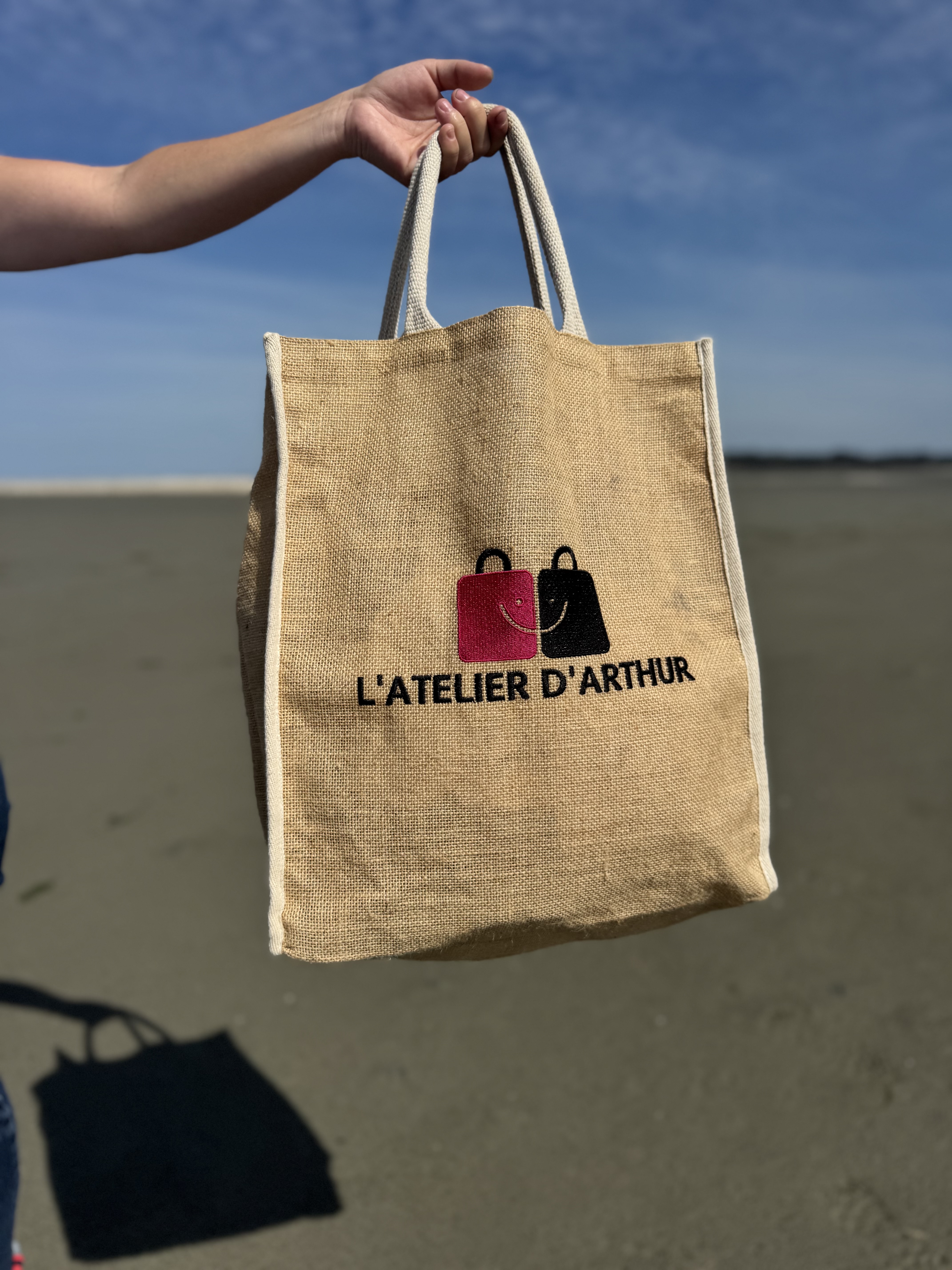 Sac en jute L’Atelier d’Arthur